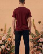 Embroidered P Organic Cotton T-Shirt - Image 3