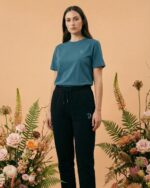 Embroidered P Organic Cotton T-Shirt - Image 3