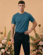 Embroidered P Organic Cotton T-Shirt - Image 6
