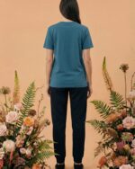 Embroidered P Organic Cotton T-Shirt - Image 2