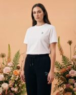 Embroidered P Organic Cotton T-Shirt - Image 6