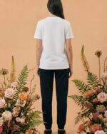 Embroidered P Organic Cotton T-Shirt - Image 4