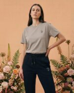 Embroidered P Organic Cotton T-Shirt - Image 7