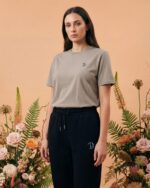 Embroidered P Organic Cotton T-Shirt - Image 4