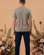 Embroidered P Organic Cotton T-Shirt - Image 2