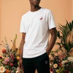 Embroidered Flamingo T-Shirt
