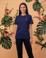 Embroidered Flamingo T-Shirt - Image 7
