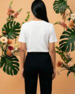 Embroidered Flamingo T-Shirt - Image 2