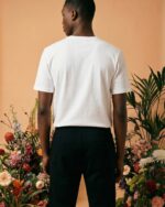 Embroidered Flamingo T-Shirt - Image 3