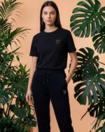 Embroidered Leopard T-Shirt