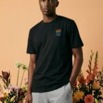 Rainbow Embroidered Organic Cotton T-Shirt