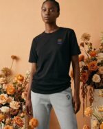 Rainbow Embroidered Organic Cotton T-Shirt - Image 3
