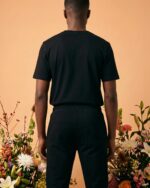 Rainbow Skull Embroidered Organic Cotton T-Shirt - Image 2