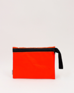 Alice Folding Pouch In Upcycled Ferry Life Raft Fabric Orange