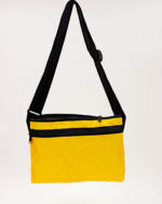 Bianca Compact Crossbody Bag In Recycled Ferry Life Raft Fabric Yellow - Image 12