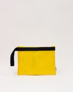 Alice Personal Pouch In Reclaimed Ferry Life Raft Fabric Yellow - Image 3