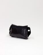 Bede Sling Bag In Decommissioned Ferry Life Raft Fabric Black - Image 3