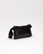 Bede Sling Bag In Decommissioned Ferry Life Raft Fabric Black