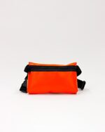 Bede Sling Bag In Decommissioned Ferry Life Raft Fabric Orange - Image 5