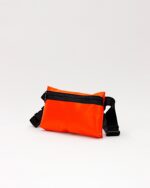 Bede Sling Bag In Decommissioned Ferry Life Raft Fabric Orange - Image 4
