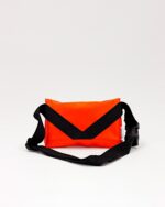 Bede Sling Bag In Decommissioned Ferry Life Raft Fabric Orange - Image 3