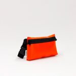 Bede Sling Bag In Decommissioned Ferry Life Raft Fabric Orange
