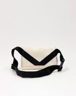 Bede Sling Bag In Decommissioned Ferry Life Raft Fabric White - Image 2