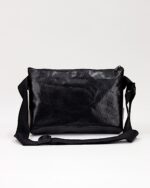 Bianca Compact Crossbody Bag In Reclaimed Life Raft Fabric Black - Image 3