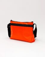 Bianca Compact Crossbody Bag In Reclaimed Ferry Life Raft Fabric Orange - Image 7