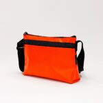 Bianca Compact Crossbody Bag In Reclaimed Ferry Life Raft Fabric Orange