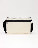 Bianca Compact Everyday Bag In Reclaimed Life Raft Fabric White - Image 4