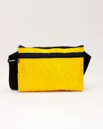 Bianca Compact Crossbody Bag In Recycled Ferry Life Raft Fabric Yellow - Image 3