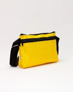 Bianca Compact Crossbody Bag In Recycled Ferry Life Raft Fabric Yellow - Image 4