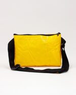 Bianca Compact Crossbody Bag In Recycled Ferry Life Raft Fabric Yellow - Image 2