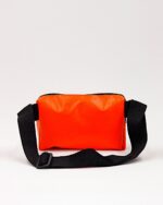 Michel Crossbody Bag In Reclaimed Ferry Life Raft Fabric Orange - Image 4