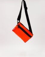 Michel Crossbody Bag In Reclaimed Ferry Life Raft Fabric Orange - Image 2