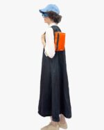 Michel Crossbody Bag In Reclaimed Ferry Life Raft Fabric Orange - Image 8