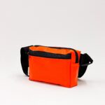 Michel Crossbody Bag In Reclaimed Ferry Life Raft Fabric Orange