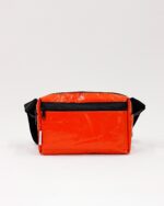 Michel Crossbody Bag In Reclaimed Ferry Life Raft Fabric Red - Image 4