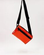 Michel Crossbody Bag In Reclaimed Ferry Life Raft Fabric Red - Image 7