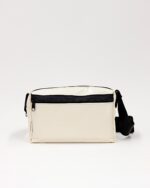 Michel Crossbody Bag In Reclaimed Ferry Life Raft Fabric White - Image 5
