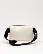 Michel Crossbody Bag In Reclaimed Ferry Life Raft Fabric White - Image 2