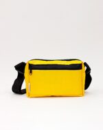 Michel Crossbody Bag In Upcycled Ferry Life Raft Fabric Yellow - Image 5