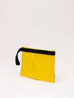 Alice Personal Pouch In Reclaimed Ferry Life Raft Fabric Yellow - Image 6
