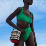 Lisi Stripe Bucket Bag