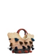 Scallop Raffia Tote - Image 5