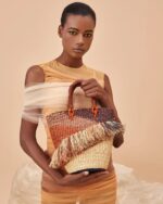 Tia Ruffle Bucket Bag