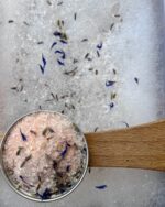 Grounding Evening Ritual Set | Clary Sage & Lime Candle + Lavender Bath Salts - Image 3