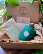 Grounding Evening Ritual Set | Clary Sage & Lime Candle + Lavender Bath Salts - Image 2