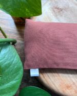 Rosewood Weighted Eye Pillow with Dried Lavender for Rest & Relaxation - Image 6